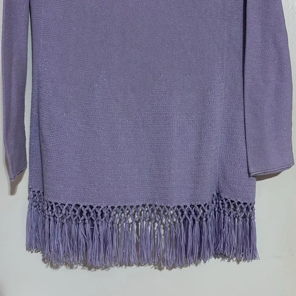 ✨FINAL HR TO BUY✨ Lilly Pulitzer Tatum Cardigan Lilac Verbana - Picture 11 of 13